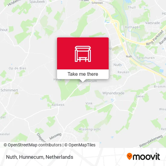 Nuth, Hunnecum map