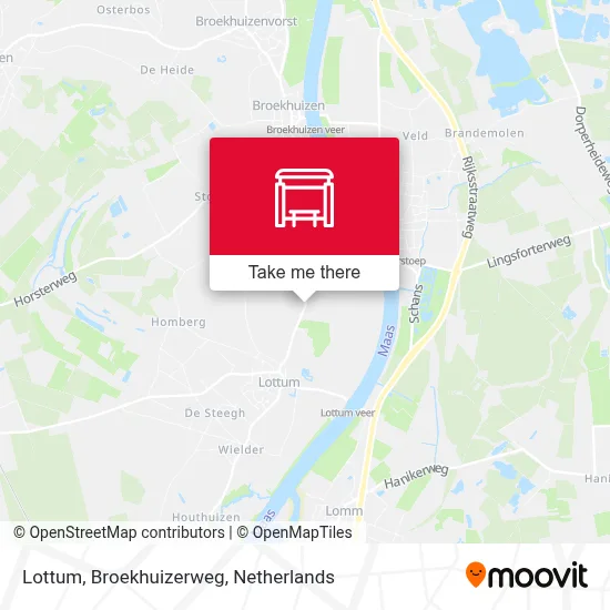 Lottum, Broekhuizerweg map