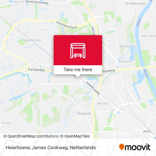 Heierhoeve, James Cookweg map