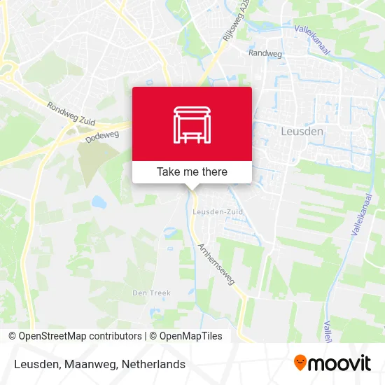 Leusden, Maanweg Karte