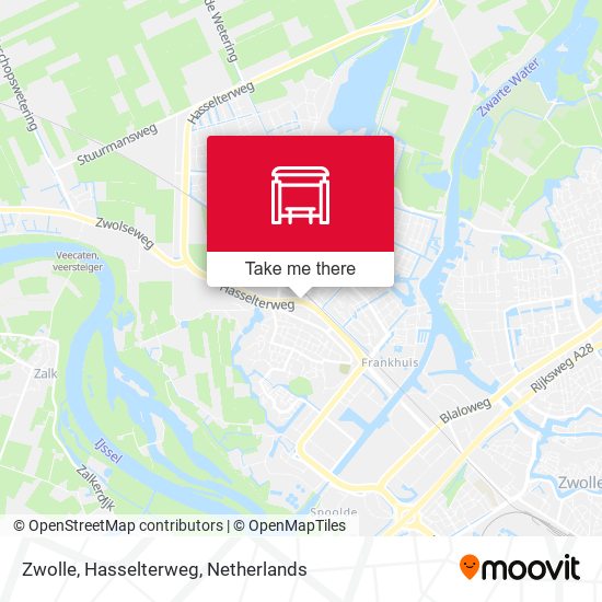 Zwolle, Hasselterweg map