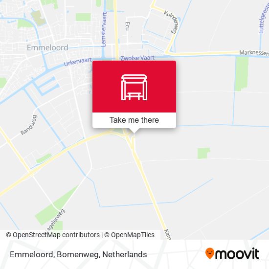 Emmeloord, Bomenweg map