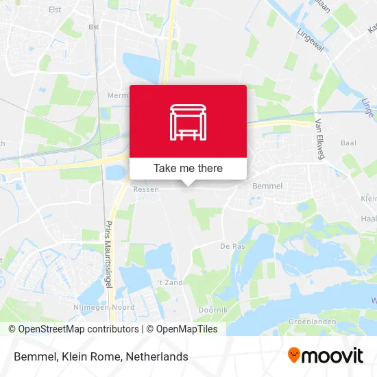 Bemmel, Klein Rome Karte