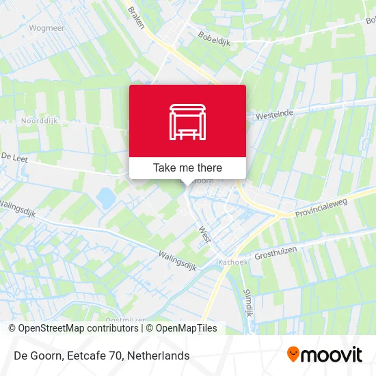 De Goorn, Eetcafe 70 Karte