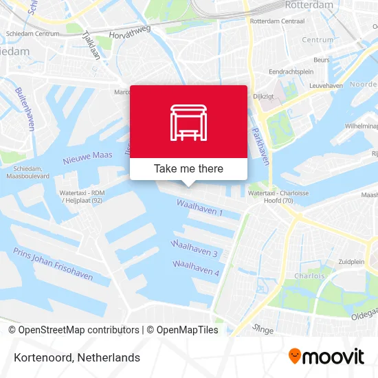 Kortenoord map