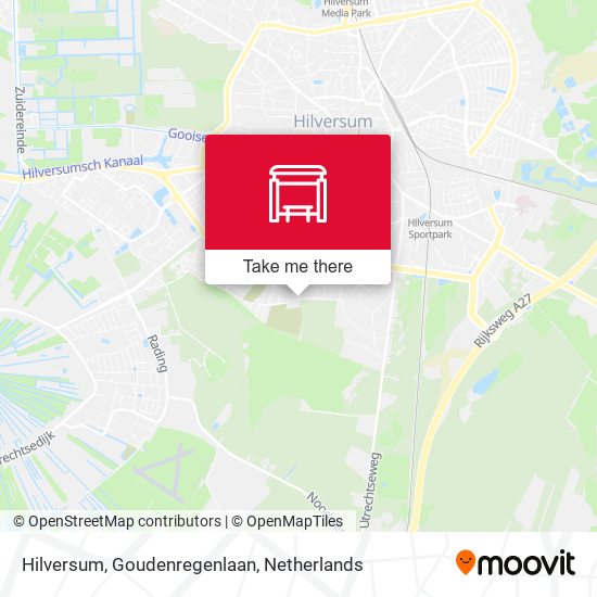 Hilversum, Goudenregenlaan map