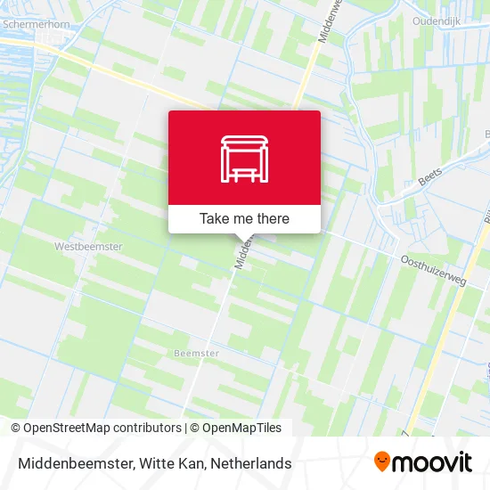 Middenbeemster, Witte Kan map