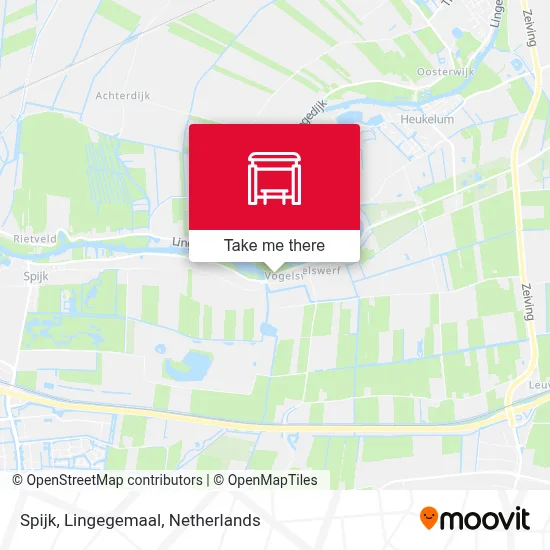 Spijk, Lingegemaal map