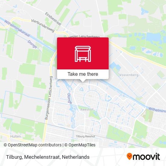 Tilburg, Mechelenstraat map