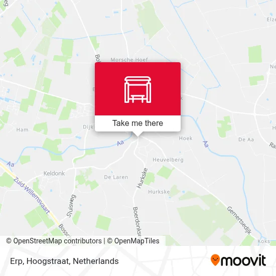 Erp, Hoogstraat map