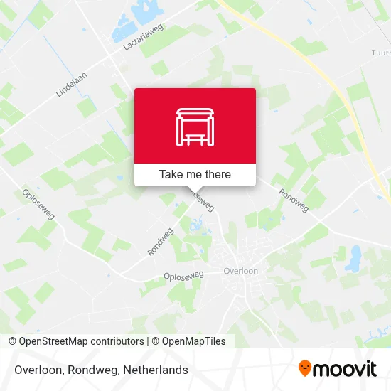Overloon, Rondweg map