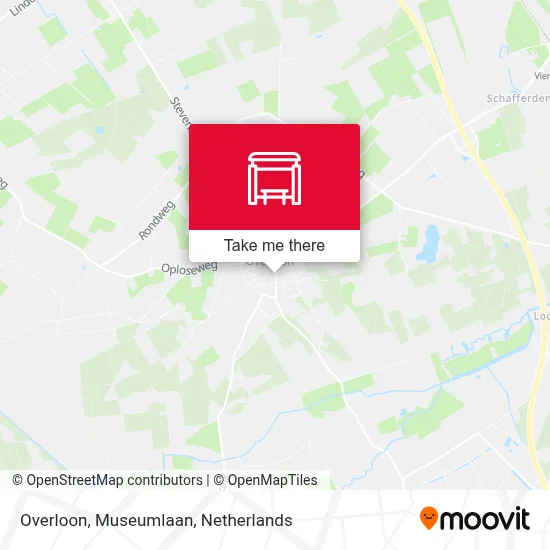 Overloon, Museumlaan map
