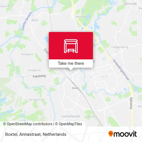 Boxtel, Annastraat Karte