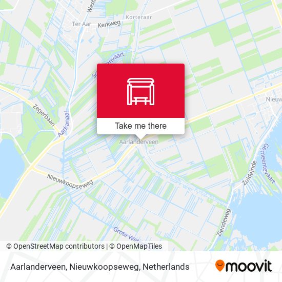 Aarlanderveen, Nieuwkoopseweg Karte