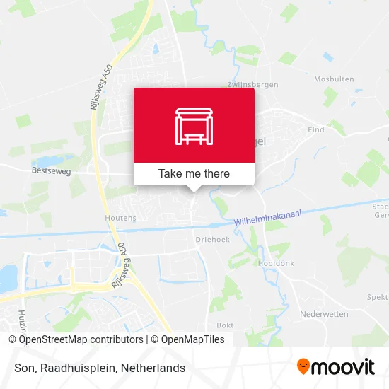 Son, Raadhuisplein map