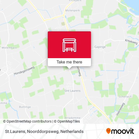 St.Laurens, Noorddorpsweg map