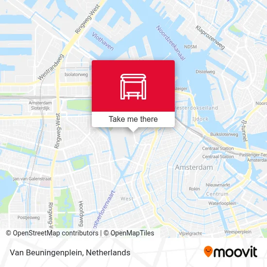 Van Beuningenplein map