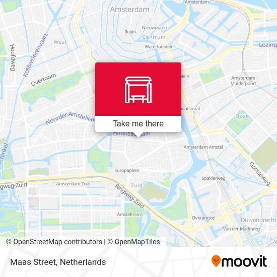 Maasstraat map