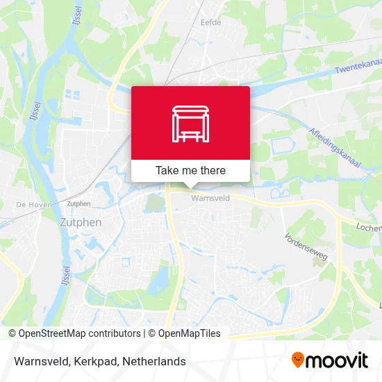 Warnsveld, Kerkpad map