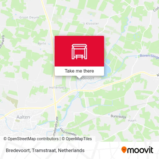 Bredevoort, Tramstraat map