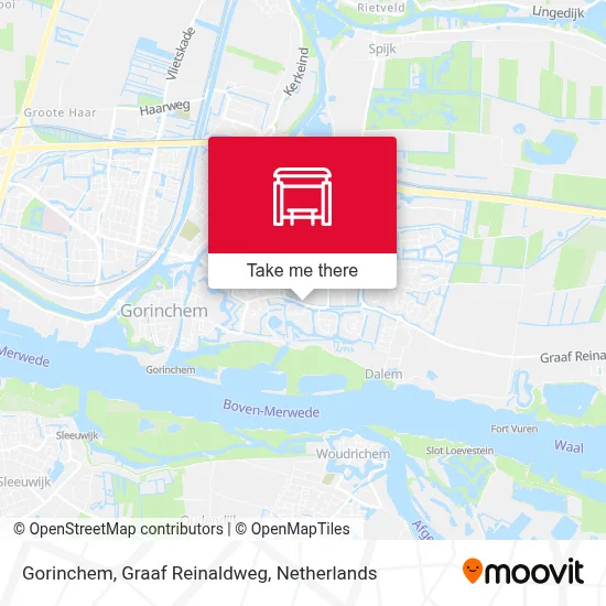 Gorinchem, Graaf Reinaldweg map