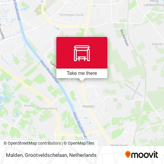 Malden, Grootveldschelaan map