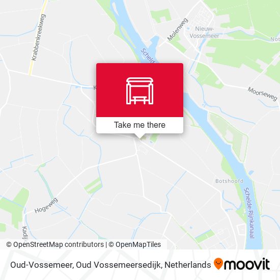 Oud-Vossemeer, Oud Vossemeersedijk map