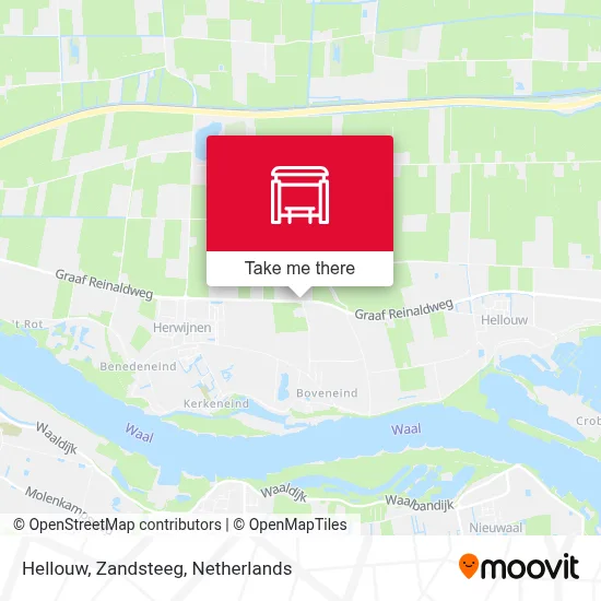 Hellouw, Zandsteeg map