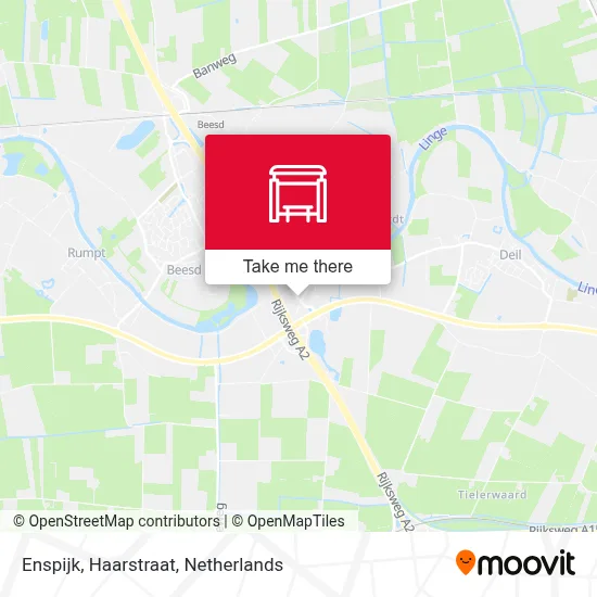 Enspijk, Haarstraat map