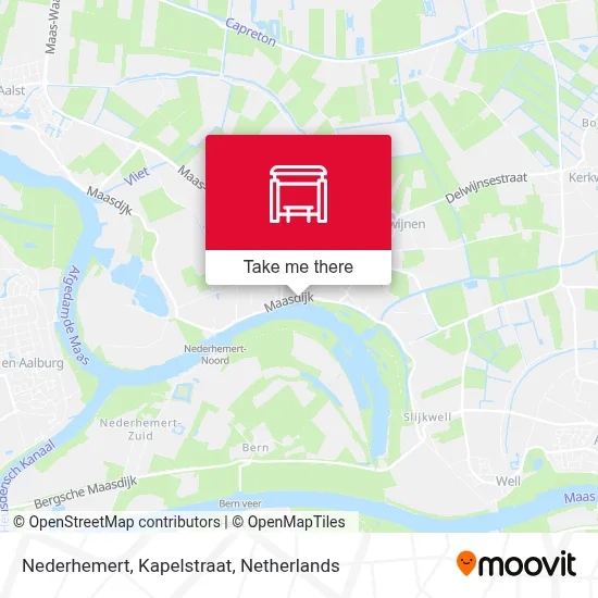 Nederhemert, Kapelstraat map