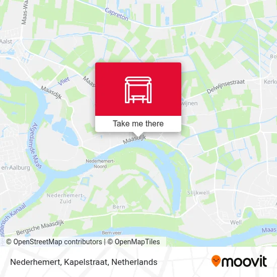 Nederhemert, Kapelstraat map