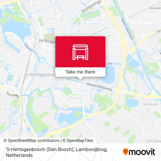 'S-Hertogenbosch (Den Bosch), Lambooijbrug map