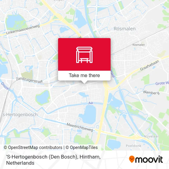 'S-Hertogenbosch (Den Bosch), Hintham map