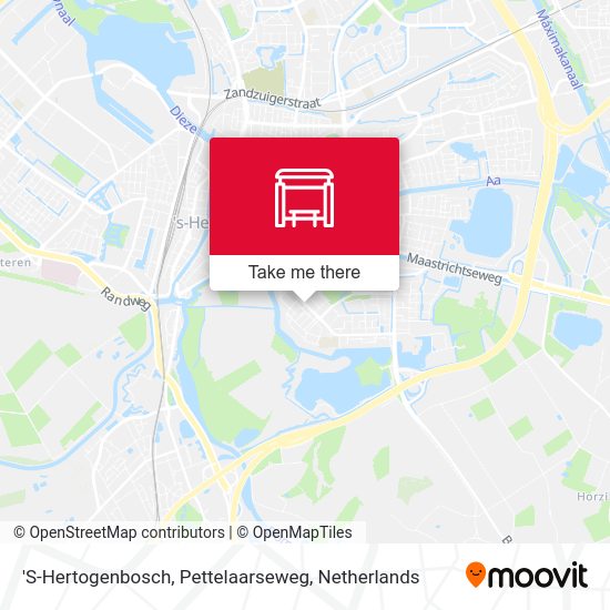 'S-Hertogenbosch, Pettelaarseweg Karte