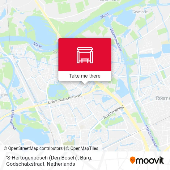 'S-Hertogenbosch (Den Bosch), Burg. Godschalxstraat map