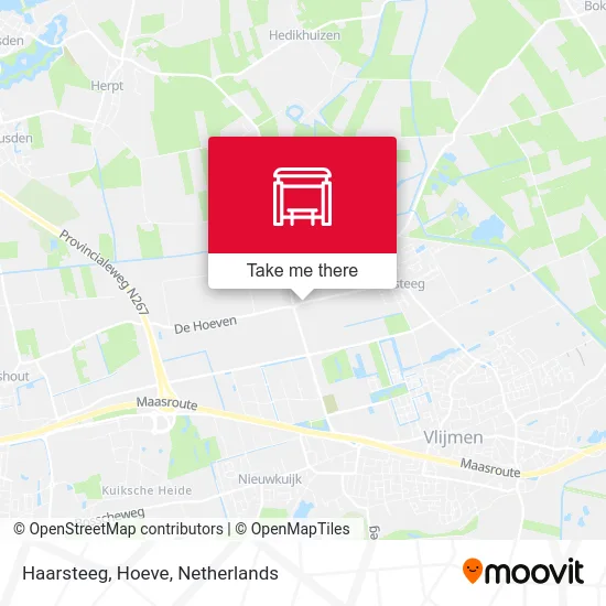 Haarsteeg, Hoeve Karte