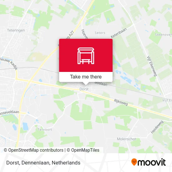 Dorst, Dennenlaan map