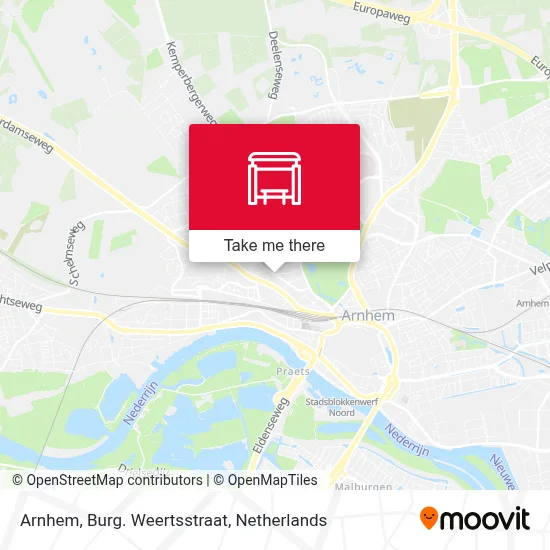 Arnhem, Burg. Weertsstraat map