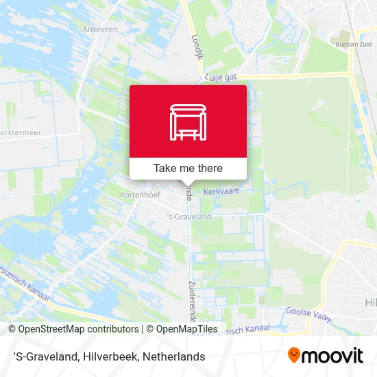 'S-Graveland, Hilverbeek map