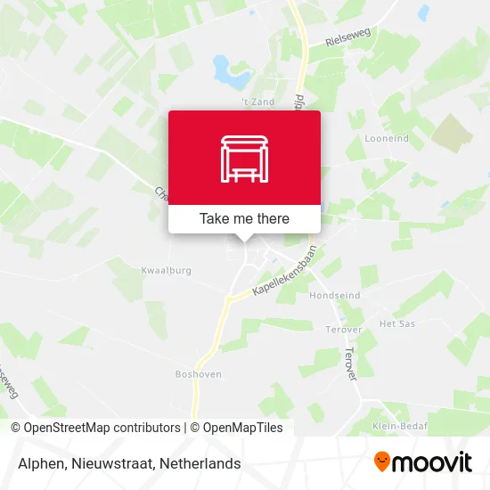 Alphen, Nieuwstraat map