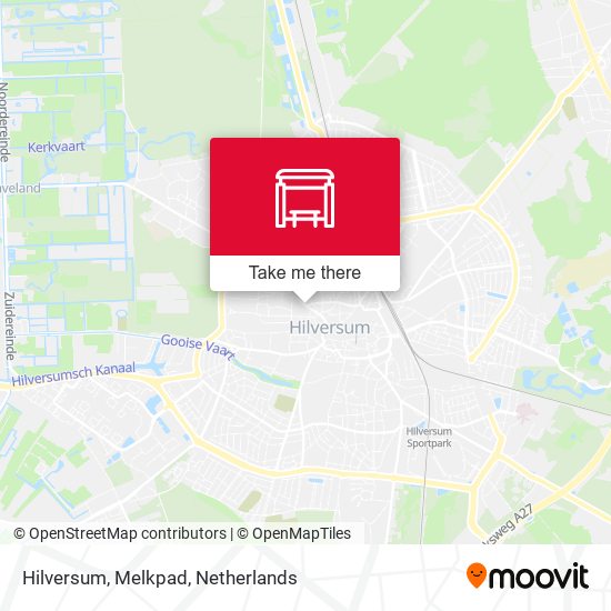 Hilversum, Melkpad map