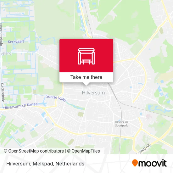 Hilversum, Melkpad Karte