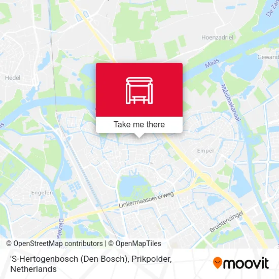 'S-Hertogenbosch (Den Bosch), Prikpolder map