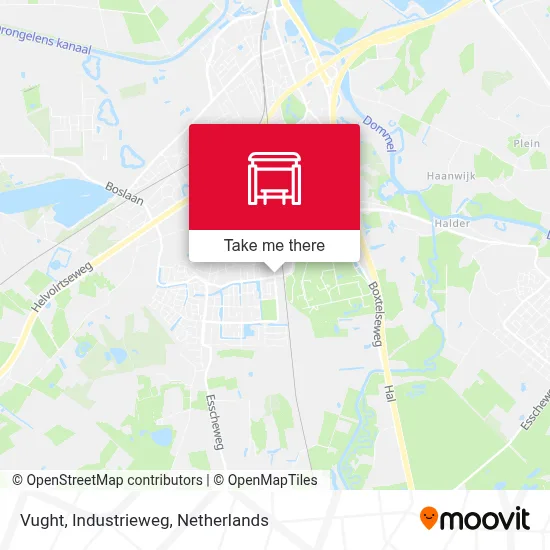 Vught, Industrieweg map