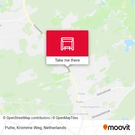 Putte, Kromme Weg map