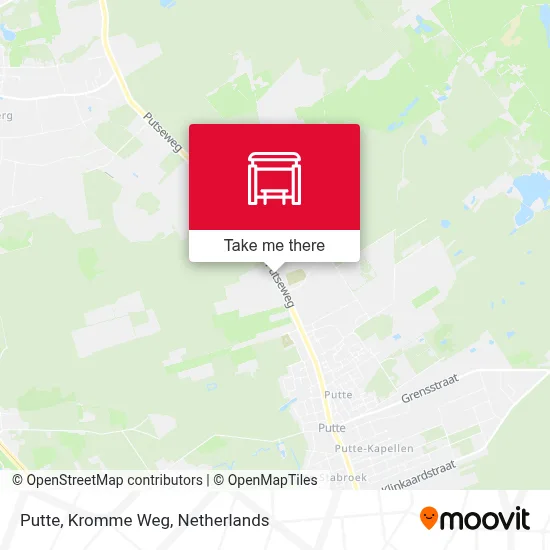 Putte, Kromme Weg map