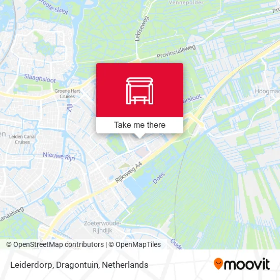 Leiderdorp, Dragontuin map