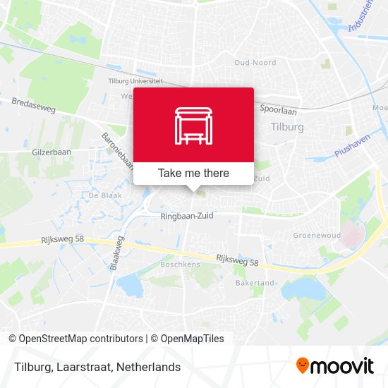 Tilburg, Laarstraat map