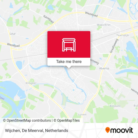 Wijchen, De Meerval map