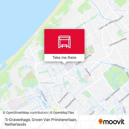 'S-Gravenhage, Groen Van Prinstererlaan map